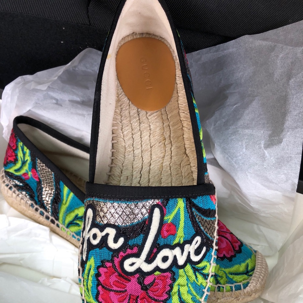 New Gucci Espadrille with original box!